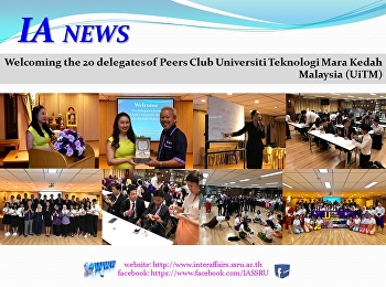 Welcoming the delegates of Peers Club
Universiti Teknologi Mara Kedah Malaysia
(UiTM)
