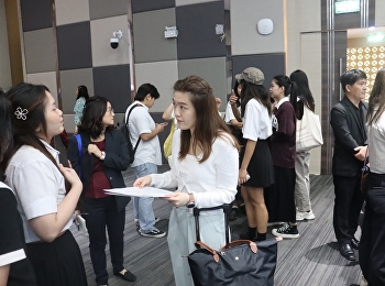 ภาพบรรยากาศการสัมภาษณ์เบื้องต้นของนักศึกษามหาวิทยาลัยราชภัฏสวนสุนันทาที่สนใจหาประสบการณ์การทำงานและฝึกงานกับบริษัท
MGM Macau