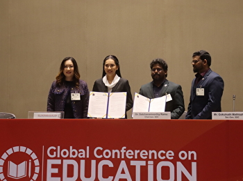 มหาวิทยาลัยราชภัฏสวนสุนันทา
ลงนามบันทึกความเข้าใจความร่วมมือกับ
Sustainable Development Council
สาธารณรัฐอินเดีย