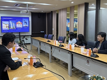 ประชุมหารือความร่วมมือทางวิชาการระหว่างมหาวิทยาลัยราชภัฏสวนสุนันทา
(SSRU) และ Dibrugarh University
สาธารณรัฐอินเดีย