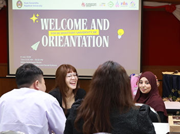 The International Affairs Section
Organized an Orientation for Exchange
Students from De Montfort University
(DMU) 2026